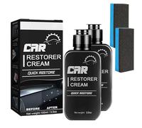 Georcep 100ML Efface Rayure Plastique, Nouveau Rénovateur pour Voitures, Motos - Entretien Extérieur et Intérieur (2PCS)