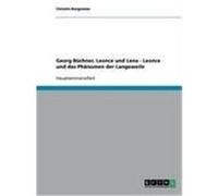 Georg Büchner, Leonce und Lena - Leonce und das Phänomen der Langeweile Borgmeier, Christin (Auteur)