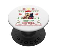 Georg Friedrich Haendel Drôle Noël Vacances Noël PopSockets PopGrip Adhésif