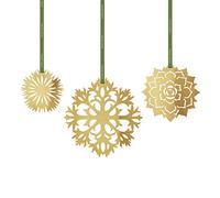 Georg Jensen 2020 Ornements Fleur de Glace, Grand, 3 pièces