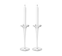 Georg Jensen Bloom bougeoirs pour chandelles Acier inoxydable. grands. lot de 2
