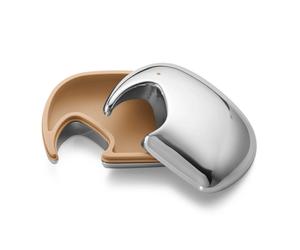 Georg Jensen Boîte Elephant 7x10 cm Acier inoxydable-jaune