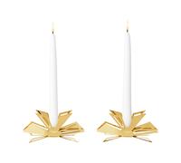 Georg Jensen Bougeoir 2025 års 2 pièces Alliage de zinc doré