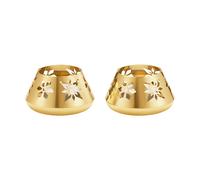 Georg Jensen Bougeoir chauffe-plat 2024 2 pièces Plaqué or