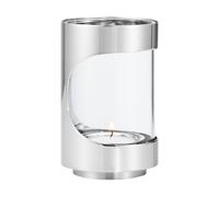 Georg Jensen Bougeoir Chrome contours hurricane 12 cm Acier inoxydable