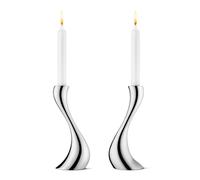 Georg Jensen Bougeoir Cobra. lot de 2 moyen. 20 cm