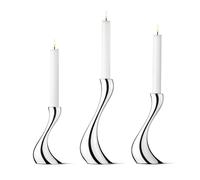 Georg Jensen - Cobra Bougeoir, 16,20 et 24 cm (Set à 3)