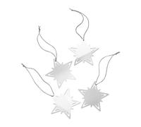Georg Jensen Cadeau décoratif Classic christmas star Lot de 4 Argenté