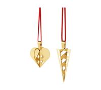 Georg Jensen Coffret cadeau 2025 års 2 pièces Laiton doré