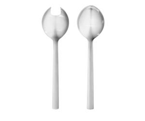 Georg Jensen Couverts de service New York 2 Pièces Acier inoxydable