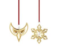 Georg Jensen Ornements de Noël 2024. 2 pièces Plaqué palladium