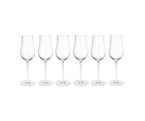Georg Jensen Flûte à champagne 25 cl Sky. lot de 6 Transparent