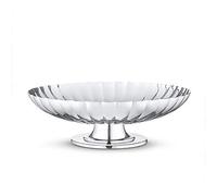 Georg Jensen GJ 170162 Plat avec Support, Acier Inoxydable, Acier Inoxydable, 28 x 28 x 8,5 cm