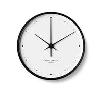 Georg Jensen Horloge murale Henning Ø 30 cm Noir-blanc