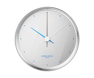 Georg Jensen Horloge murale Koppel Ø10 cm Miroir Echo