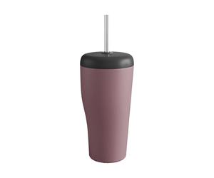 Georg Jensen Mug thermique Sky avec paille 40 cl Rose