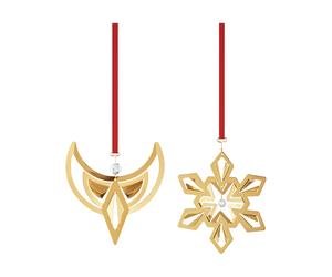 Georg Jensen Ornements de Noël 2024. 2 pièces Plaqué palladium