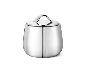 Georg Jensen Sucrier avec couvercle Helix Acier inoxydable