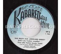 GEORG KREISLER - Das Beste aus "Kreislers Digest" (7" Vinyl EP)(1959)(KW 8)