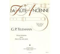 Georg philipp telemann: 12 fantasies for solo recorder