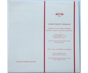 Georg Philipp Telemann: Concerto in F Minor for Oboe and Orchestra / Concerto in A Minor for Two Flutes and Orchestra / Suite in A Minor for Recorder and Orchestra