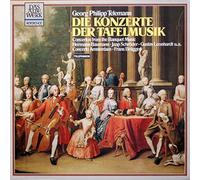 Georg Philipp Telemann - Frans Brüggen , Concerto Amsterdam - Die Drei Konzerte Der Tafelmusik - Telefunken - 6.41152 AQ