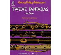 Georg philipp telemann: twelve fantasies for solo flute