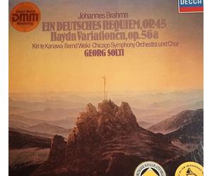 Georg Solti & Chicago Symphony Orchestra / Kiri te Kanawa (Sopran) / Bernd Weikl (Bariton) - Brahms: Ein deutsches Requiem / Haydn-Variationen [Vinyl Schallplatte] [2 LP Box-Set]