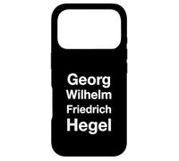 Georg Wilhelm Friedrich Hegel Coque pour iPhone 17 Pro