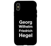 Georg Wilhelm Friedrich Hegel Coque pour iPhone X/XS