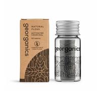 Georganics Fil dentaire naturel avec charbon - 50 m