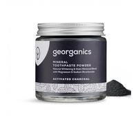 georganics Poudre de dentifrice minérale Georganics - Poudre détachante et blanchissant les dents au charbon actif - 100% naturelle - Sans SLS, glycérine et fluorure - Certifiée naturelle, végétalien