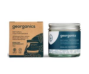 georganics Poudre dentifrice naturel Menthe poivrée anglaise 60 ml