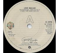 George Benson - Love Ballad / You're Never Too Far From Me - Warner Bros. Records - K 17333