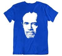 George Carlin Comedian Comedy Legend Funny T Shirt Tee Mens Womens Gift Blue3XL