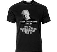 George Carlin Government Lies Men's T Shirt Size XXL