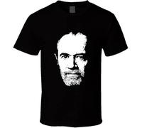 George Carlin Men's Black Tee American Stand-Up Comedian Actor Fan Gift