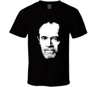 George Carlin T Shirt Men's Black Tee American Stand-up Comedian Actor Fan Gift Size XL