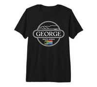 George City Travel Afrique du Sud T-Shirt Haut de Gamme