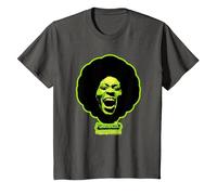 George Clinton Funkadelic Cerveau d'asticot Vert T-Shirt, Enfant, Asphalte, 6 Ans