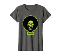 George Clinton Funkadelic Cerveau d'asticot Vert T-Shirt, Femme, Asphalte, S