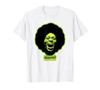 George Clinton Funkadelic Cerveau d'asticot Vert T-Shirt, Homme, Blanc, S