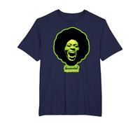 George Clinton Funkadelic Cerveau d'asticot Vert T-Shirt, Homme Grandes Tailles, Bleu Marine, 6X Tall