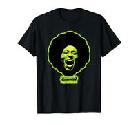 George Clinton Funkadelic Cerveau d'asticot Vert T-Shirt, Homme, Noir, L