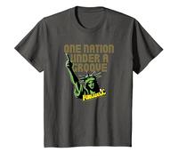 George Clinton Funkadelic Statue de la Liberté T-Shirt, Enfant, Asphalte, 6 Ans