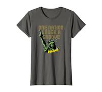 George Clinton Funkadelic Statue de la Liberté T-Shirt, Femme, Asphalte, S