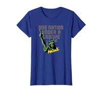 George Clinton Funkadelic Statue de la Liberté T-Shirt, Femme, Bleu Royal, S