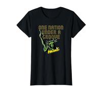 George Clinton Funkadelic Statue de la Liberté T-Shirt, Femme, Noir, S