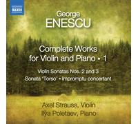 Enescu – Intégrale des œuvres pour violon et piano Volume 1 – CD – NAXOS