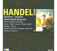 George Frideric Handel Messiah, Samson, Arias from Rinaldo (Leppard) (CD) Album